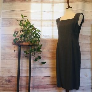 Herringbone sheath dress